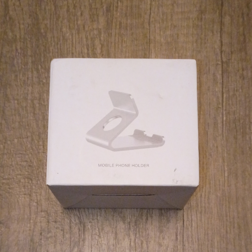 White Mobile Phone Holder